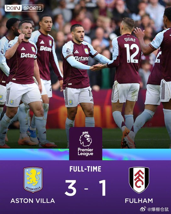 阿斯顿维拉锋线缺乏火力，富勒姆边锋表现亮眼的简单介绍